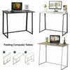 Folding Computer Desk Wooden Foldable Study Table Laptop PC Table Home Office