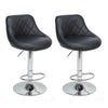 Set of 2 Bar Stools Swivel Kitchen Breakfast Barstools Chair PU Leather Gas Lift