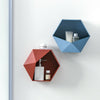 Corner/Hexagon Floating Shelves Storage Holder Self Stick Small Storage Box✅