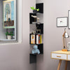 3/5 Tier Corner Shelf Floating Wall Shelves Storage Display Bookcase Home Decor