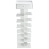 White Shoes Rack 8‑Layer Fish Bone Shoes Organizer Shelf Stand Home With Drawer