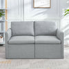 Sofa Set 2 Seater Fabric Couch Settee Suite Luxury Upholstered Seat