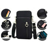 Women Cross Body Mobile Phone Pouch Shoulder Bag Coin Wallet Purse Handbag Nylon