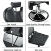 Salon Barber Chair Hydraulic Reclining Beauty Hairdressing Haircut Styling Chair