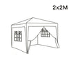 Pop Up Gazebo 2x2 2.5x2.5 3x3 m Outdoor Marquee Canopy Garden Party Wedding Tent