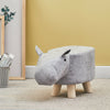 Animal Ottomans Footstools Padded Cushion Pouffe Stool Rest Children Toy Gift