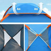 Pop Up Tent Automatic 3-4 Man Person Family Tent Camping Festival Shelter Beach.