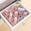 8X Adjustable Drawer Dividers Organiser Socks Plastic Closet Separator Flexible