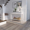 Mondeer White Console Table 2/3 Drawers Wooden Shelf Hallway Storage Side Desk