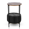 Bedside Table Cabinet Small Side Table Nightstand Storage Basket Organizer Stand