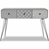 Console Hall Table Side End Dressing Desk with 3 Drawers Grey/Brown Furniture UK