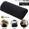 Ergonomic Memory Foam Foot Rest Under Desk Home Office Cushion Pillow Black