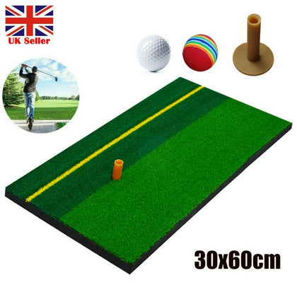 Backyard Golf Mat Training Aids Hitting Swing Pad Practice Grass Outdoor Driving
