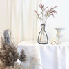 Creative Art Style Retro Iron Line Flowers Vase Metal Plant Holder -