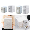 Mini Desk-Top Organizer Drawers Durable Box Office Cosmetic Storage Small Cases