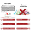 2X 90L Underbed Clothes Storage Bags Zipped Organizer Wardrobe Cube Closet Boxes