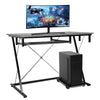 Modern Computer Desk with Keyboard Shelf Study PC Table Home Office Workstation