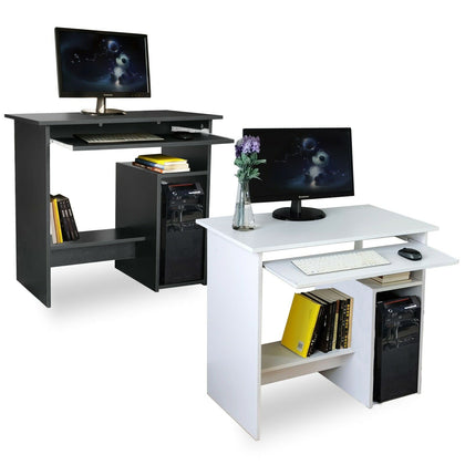 Small Compact Computer Desk Study PC Table Home Office Workstation Furniture UK
