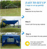 Gazebo 3x3M Heavy Duty Stronger Waterproof Fully Garden Canopy Tent With 4 Sides