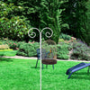 Double Shepherds Hook Outdoor Adjustable Garden Lawn Pole Hanging ChristmasLight