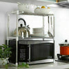 2 Tier Microwave Oven Rack Stand Shelf Holder Kitchen Tools Storage Organiser P3