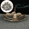 UK Alloy Incense Burner Sandalwood Sticks Holder Tray Plate Lotus For Stick Cone