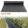1pc 2m X 50m Ground Cover Fabric Landscape Garden Weed Control Membrane Heavy