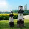 SOLAR POWERED LIGHTHOUSE ROTATING LED GARDEN LIGHT HOUSE DECORATION ORNAMENT