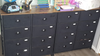 Industrial Chest Drawers Vintage Storage Sideboard Rustic Metal Side Cabinet