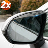 Pair Car Rear View Side Mirror Rain Board Eyebrow Guard Sun Visor Accessories