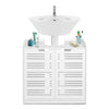 Bathroom Sink Cabinet Under Basin Unit Cupboard Storage Shelves Furniture White