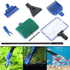 5 in 1 Glass Fish Tank Aquarium Glass Brush Cleaning Tool Fishnet Cleaner Kit LL
