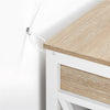 Industrial Console Table with Drawer & 2 Open Shelves Versatile Entryway Table