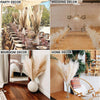 6Pc Artificial Fake Pampas Grass Flowers Home Table Bouquet Bridal Wedding Decor
