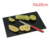 Glass Worktop Saver Kitchen Chopping Cutting Utensil Board, Black, 30 x 20 cm UK