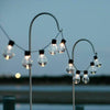20 LED Solar String Lights Garden Outdoor Fairy Vintage Edison Bulb Summer Party