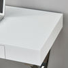 White High Gloss Dressing Table Computer Desk Office Vanity Console Home