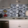 Self-Adhesive 3D Mosaic Brick Wall Tile Sticker Kitchen Bathroom Wallpaper Decal