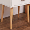 2 Drawer Wooden Bedside Table Cabinet Nightstand Storage Bedroom Furniture
