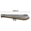 Universal stainless steel 38-51mm Motorcycle GP Slip-On Exhaust Muffler Silencer