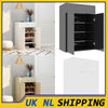 UKING Shoe Cabinet Wooden Storage Door & Drawer Cupboard Sideboard Footwear Rack