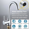 Modern Kitchen Sink Mixer Taps Swivel Spout Single Handle Tap Mono Chrome Faucet