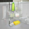 3 Tier Chrome Shower Caddy Bathroom Hanging Storage Rack Shelf Stainless Steel
