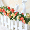 Artificial Rose Flower Floral Fake Vine Hanging Garland Party Wedding Decor Chic