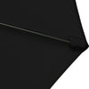 Black 3M Garden Parasol Hanging Sun Shade Banana Outdoor Umbrella Cantilever