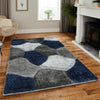 Non Slip Shimmer Sparkle Shaggy Rug Thick Pile Living Room Kitchen Lounge Carpet