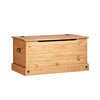 Corona Solid Pine Ottoman Single Bedding Box Toy Chest Traditional Mexican Style