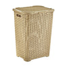 Strong Laundry Basket Washing Clothes Storage Hamper Rattan Style Plastic Large