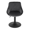 1x Breakfast Bar Stools Bar Chairs for Kitchen Bar Stools with Velvet Swivel Gas