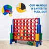 Giant 4 to Score Game Set Jumbo Connect 4 Game Set w/ 42 Chess Pieces 4-in-a-Row